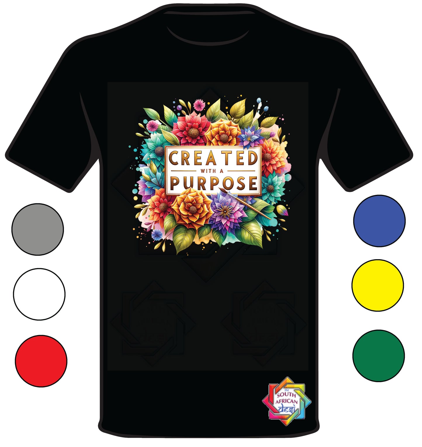 CREATED WITH A PURPOSE • CHRISTIAN T-shirt