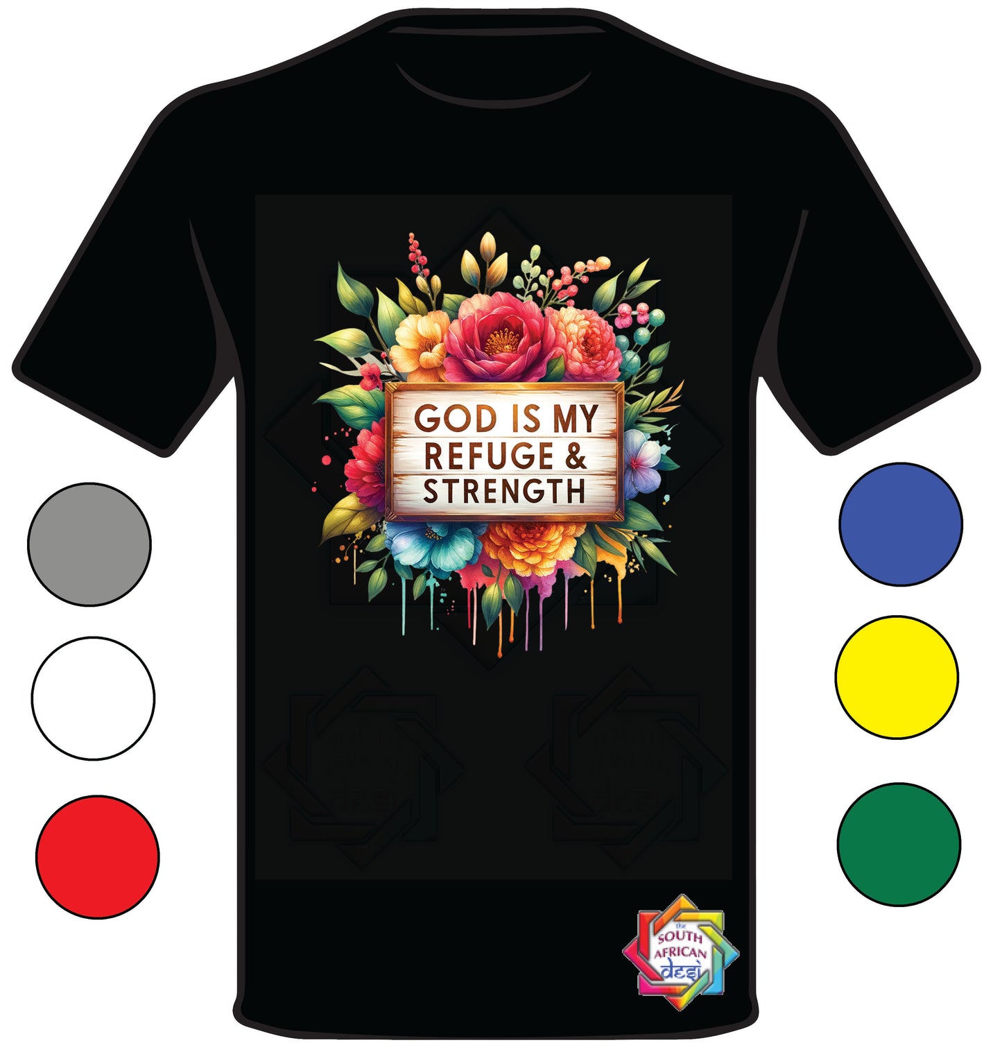 GOD IS MY REFUGE • CHRISTIAN T-shirt