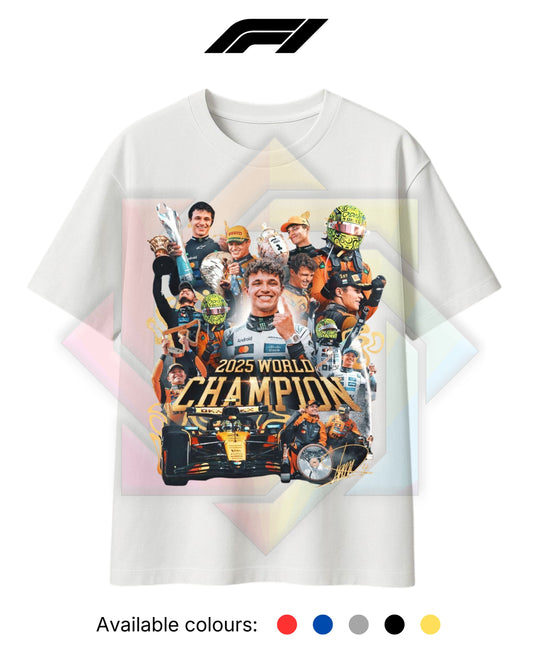 F1 INSPIRED MERCH 2026 | LANDO NORRIS WORLD CHAMPION | T-SHIRT/HOODIE/SWEATER