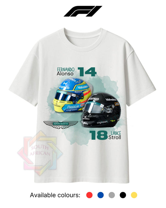 F1 INSPIRED MERCH 2026 | ASTON MARTIN | ALONSO AND STROLL | HELMETS | T-SHIRT/HOODIE/SWEATER