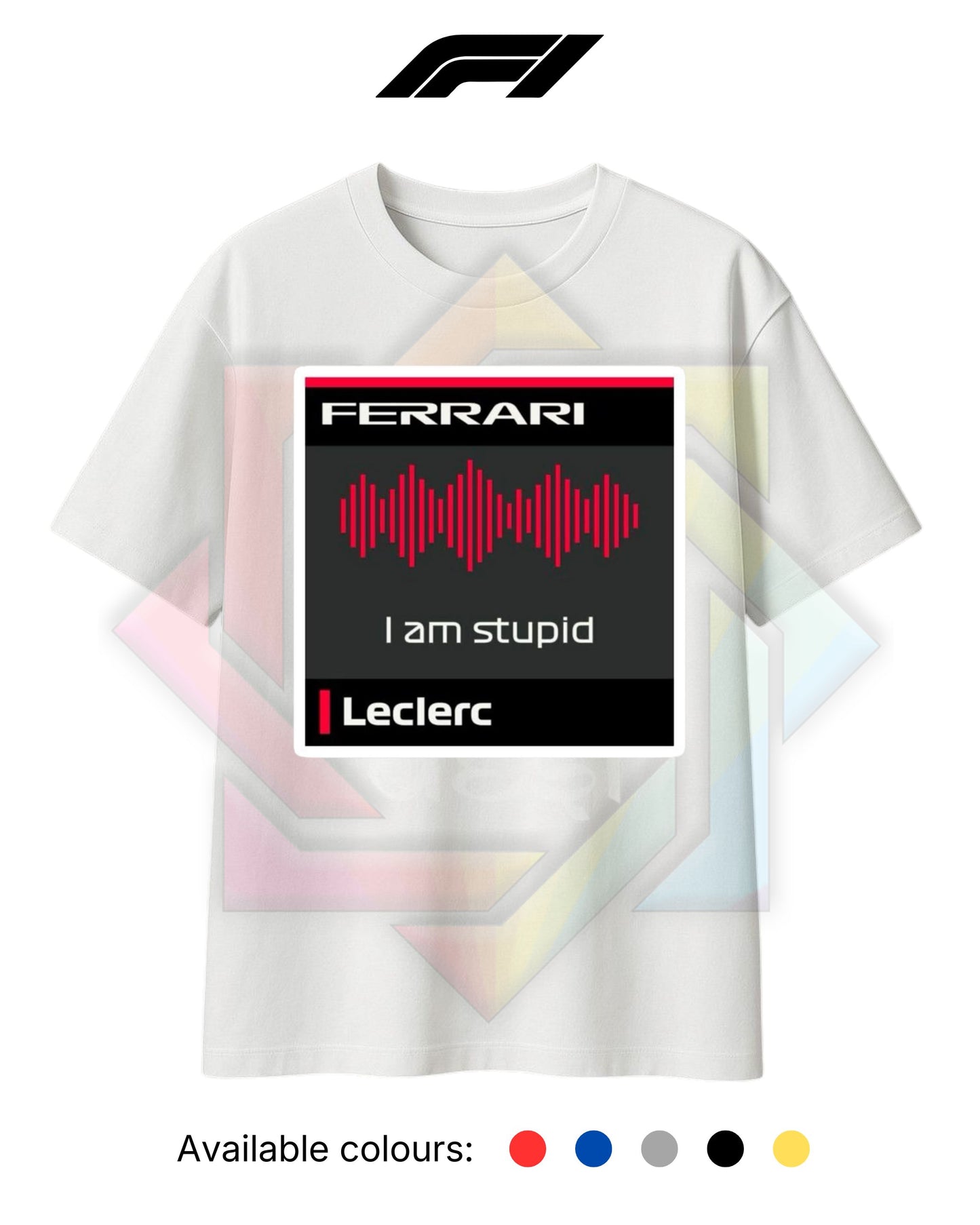 F1 INSPIRED MERCH 2026 | CHARLES LECLERC I AM STUPID| T-SHIRT/HOODIE/SWEATER