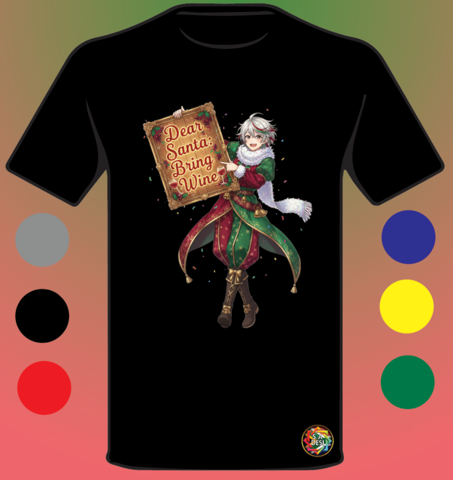 XMAS 2025 • DEAR SANTA BRING WINE 1