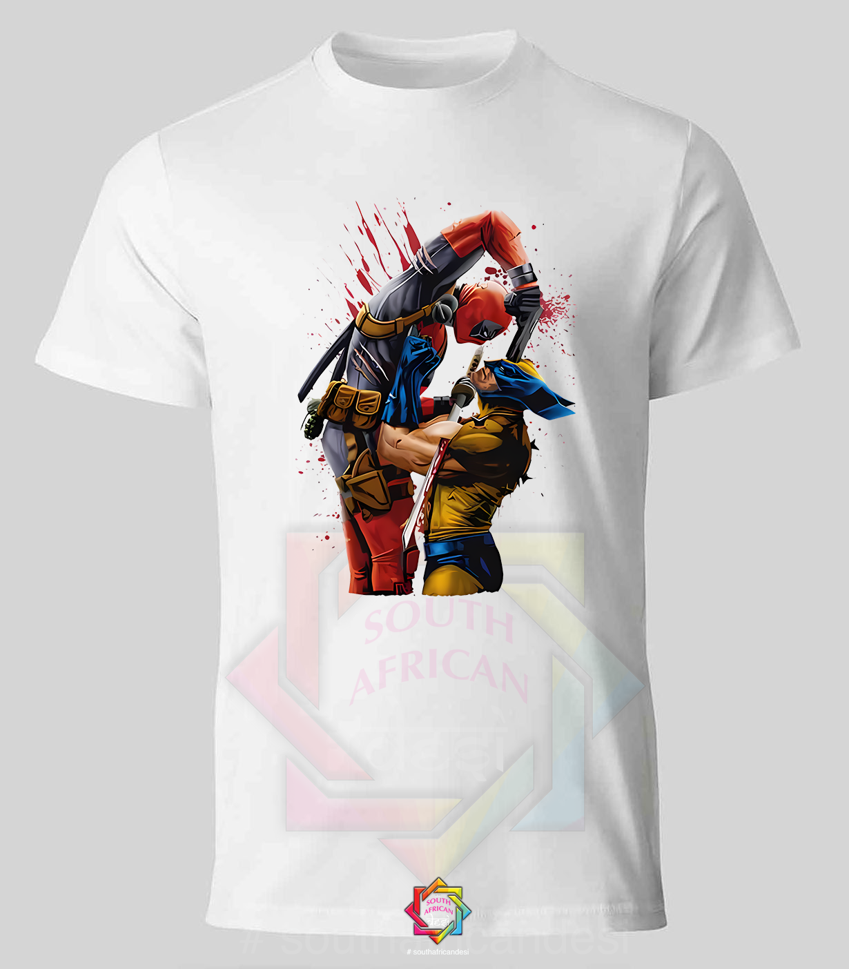 DEADPOOL WOLVERINE INSPIRED T SHIRT 14