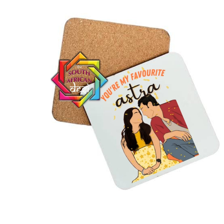 YOURE MY FAVOURITE ASTRA - RANBIR ALIA KESARIYA COASTER OR MAGNET | VALENTINES DAY