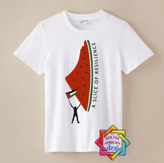 A SLICE OF RESILIENCE | PALESTINE T-SHIRT