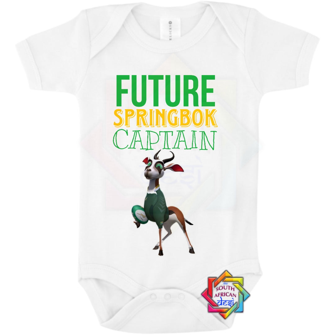 FUTURE SPRINGBOK CAPTAIN | BABY VEST/ONESIE