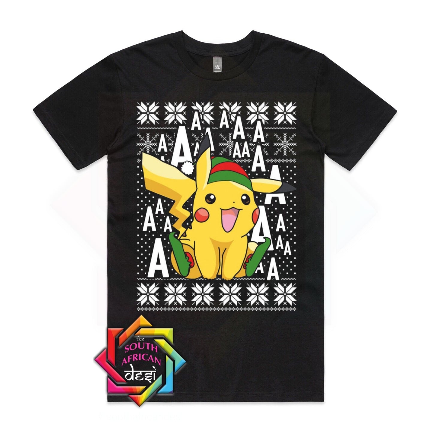 CHRISTMAS PIKACHU INSPIRED T SHIRT