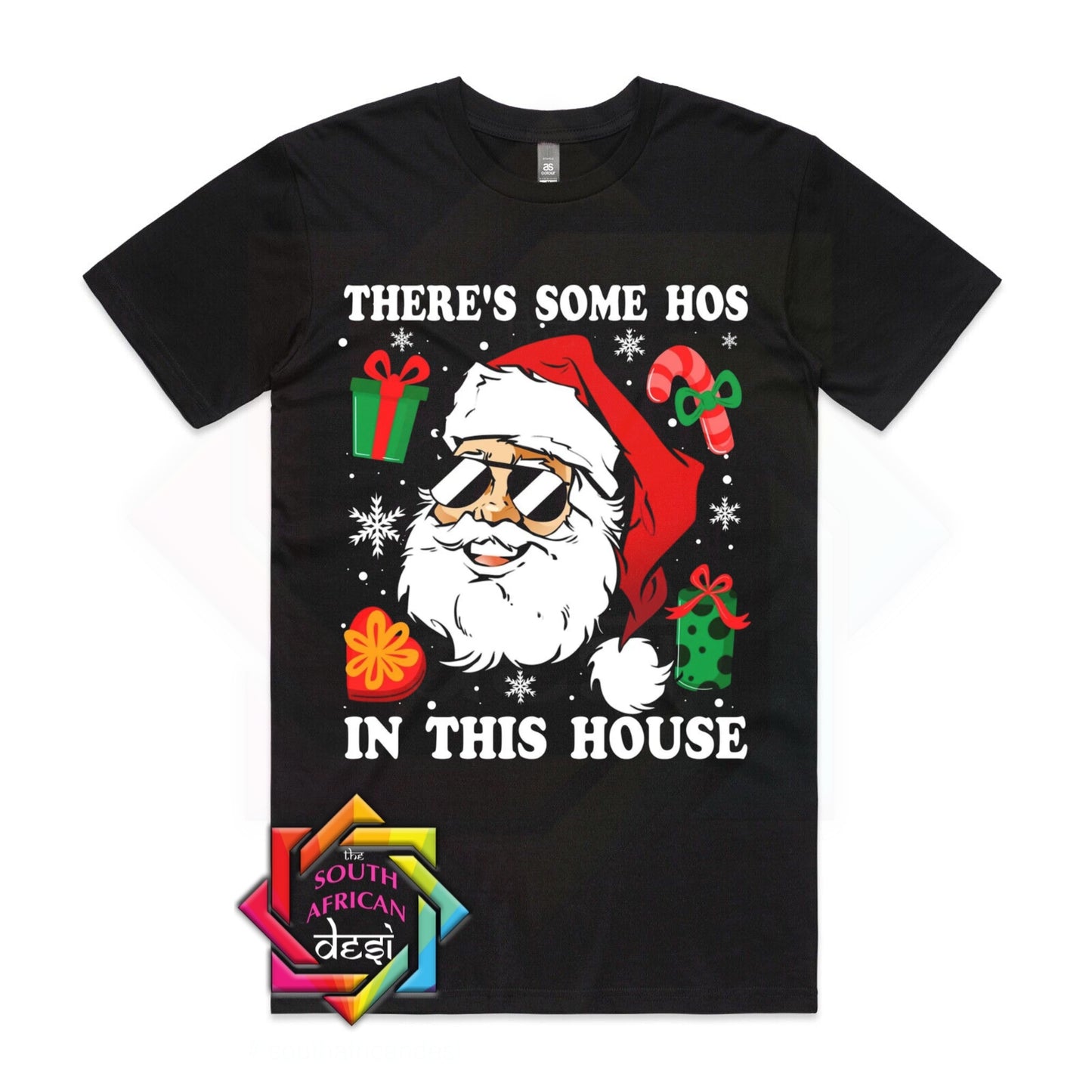 There's some Hos in this house | Santa - Christmas T-shirt