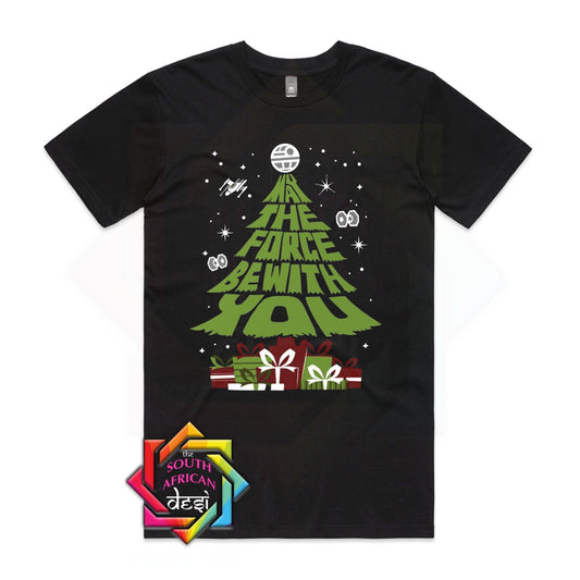 MAY THE FORCE BE WITH YOU CHRISTMAS TREE | STAR WARS INSPIRED T•SHIRT