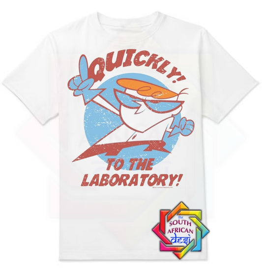 TO THE LABORATORY | DEXTER'S LABRATORY INSPIRED | UNISEX T-SHIRT