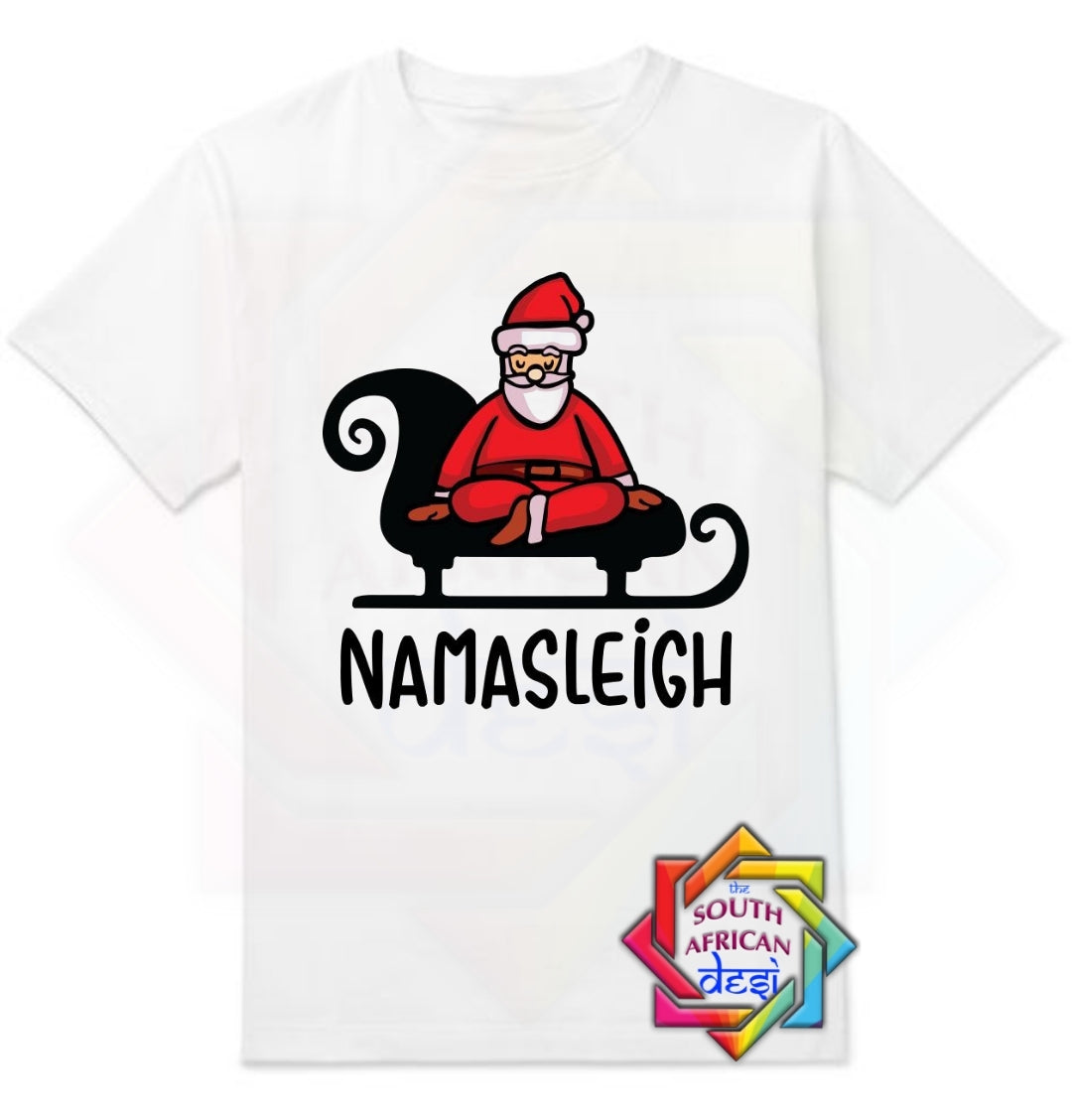 Namasleigh - Yoga Santa - Christmas T-shirt