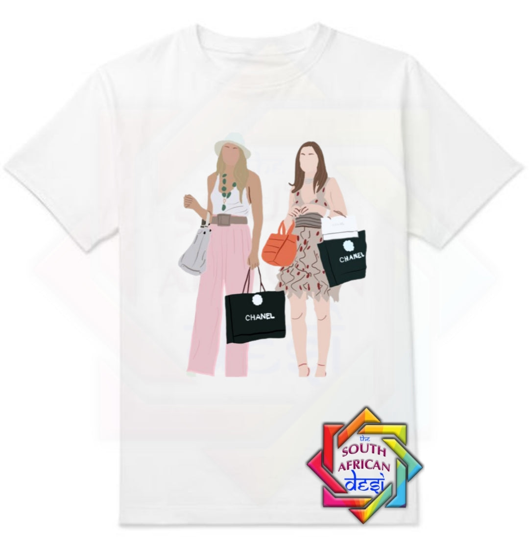 BLAIR AND SERENA SHOPPING | GOSSIP GIRL INSPIRED T-SHIRT