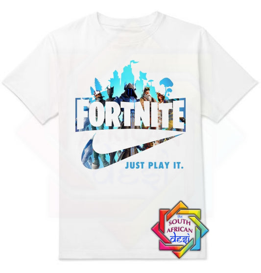 JUST PLAY IT | FORTNITE INSPIRED T-SHIRT