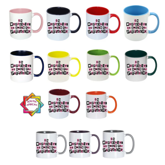 ON WEDNESDAYS WE SMASH THE PATRIARCHY MUG | GBV AWARENESS