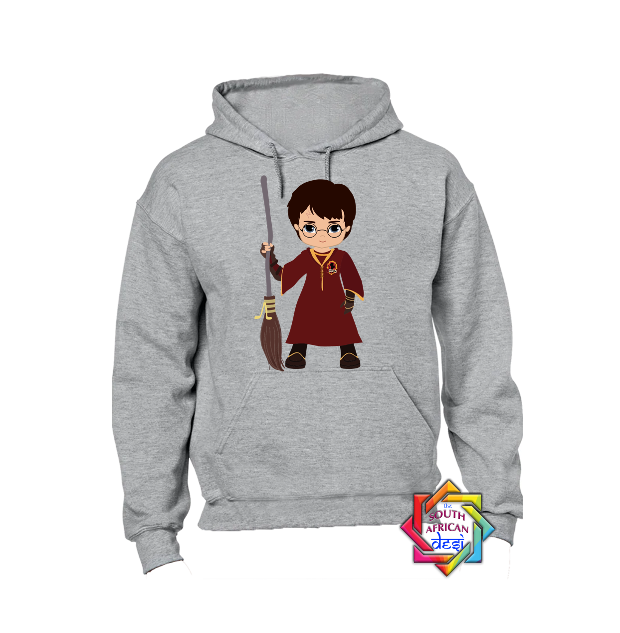 HARRY POTTER WITH BROOMSTICK | HARRY POTTER INSPIRED HOODIE/SWEATER | UNISEX