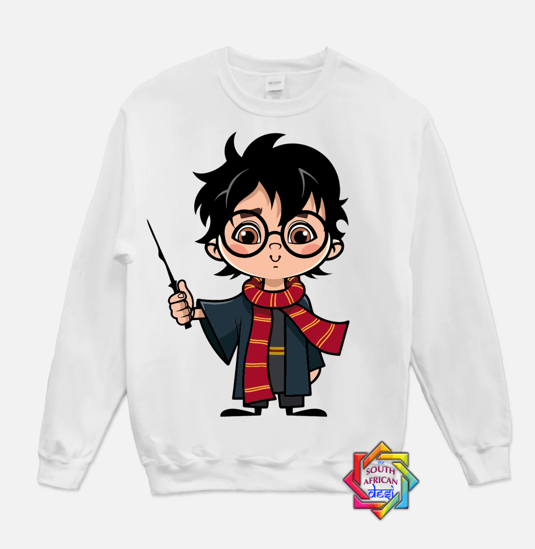 HARRY POTTER WITH WAND | HARRY POTTER INSPIRED HOODIE/SWEATER | UNISEX