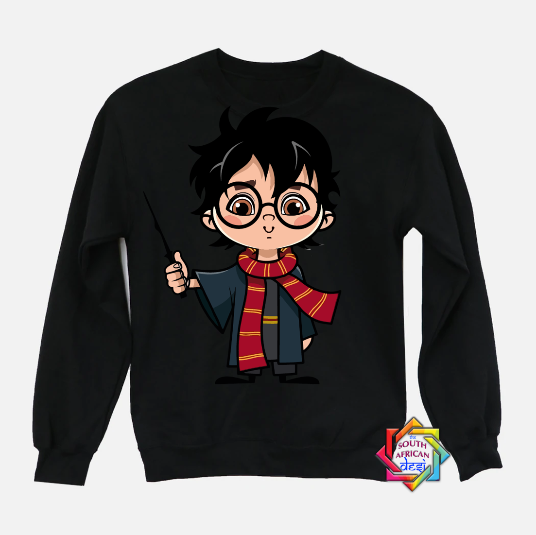 HARRY POTTER WITH WAND | HARRY POTTER INSPIRED HOODIE/SWEATER | UNISEX