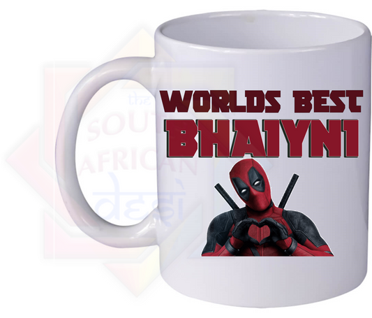 Deapool Inspired Sibling Gift Mug