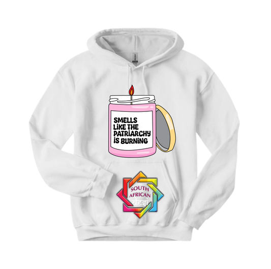 SMELLS LIKE THE PATRIARCHY IS BURNING | T-SHIRT/HOODIE/SWEATER | SUPPORT GBV