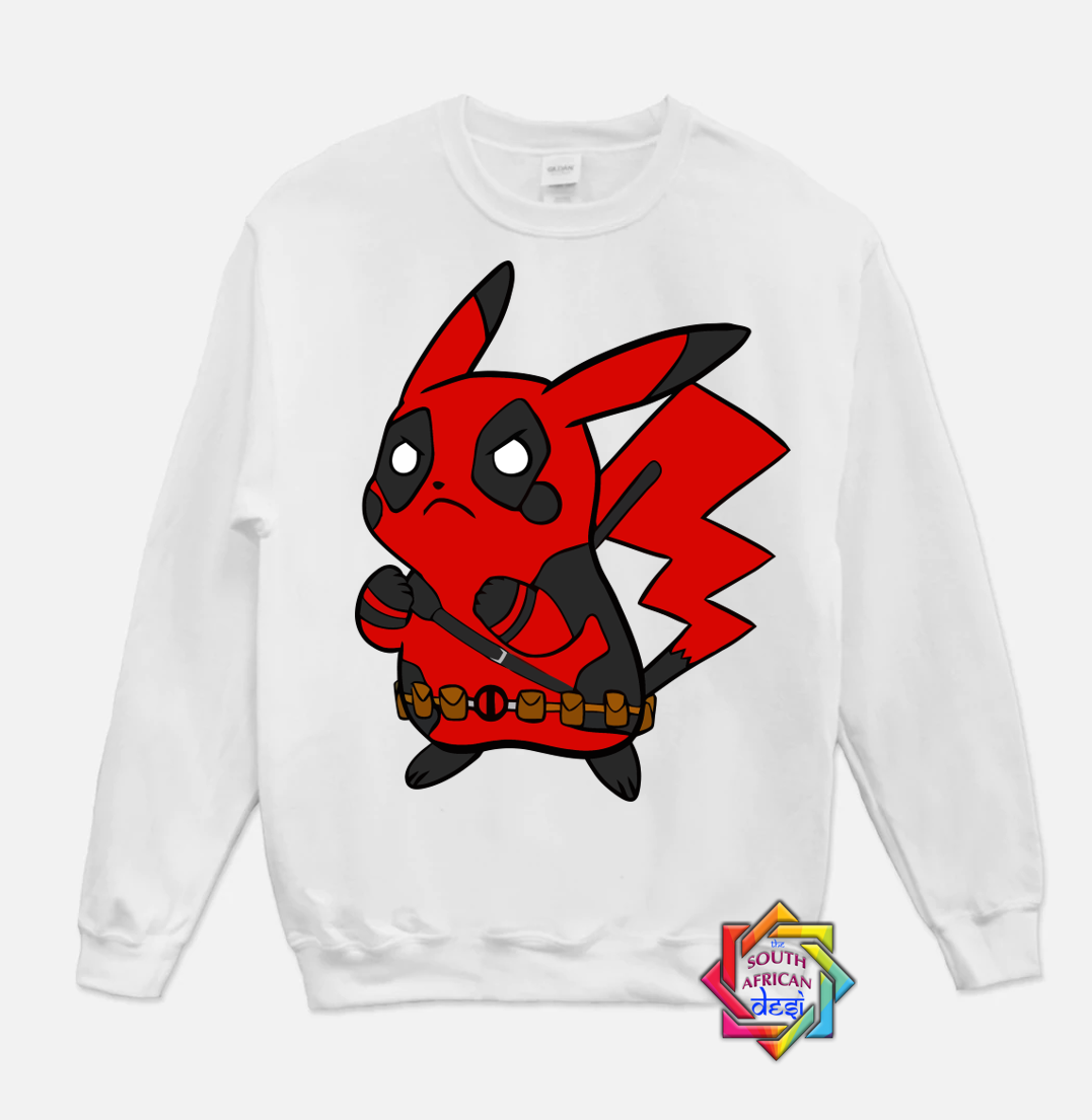 PIKACHU X DEADPOOL INSPIRED HOODIE/SWEATER | UNISEX