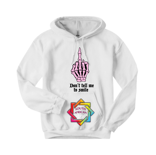 DON'T TELL ME TO SMILE | T-SHIRT/HOODIE/SWEATER | SUPPORT GBV