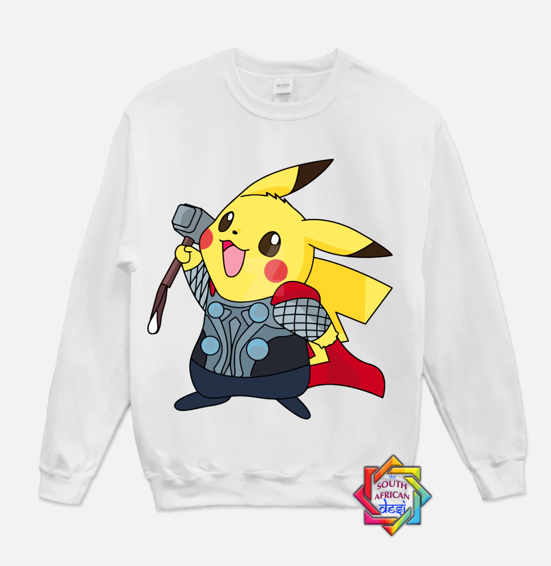 PIKACHU X THOR INSPIRED HOODIE/SWEATER | UNISEX