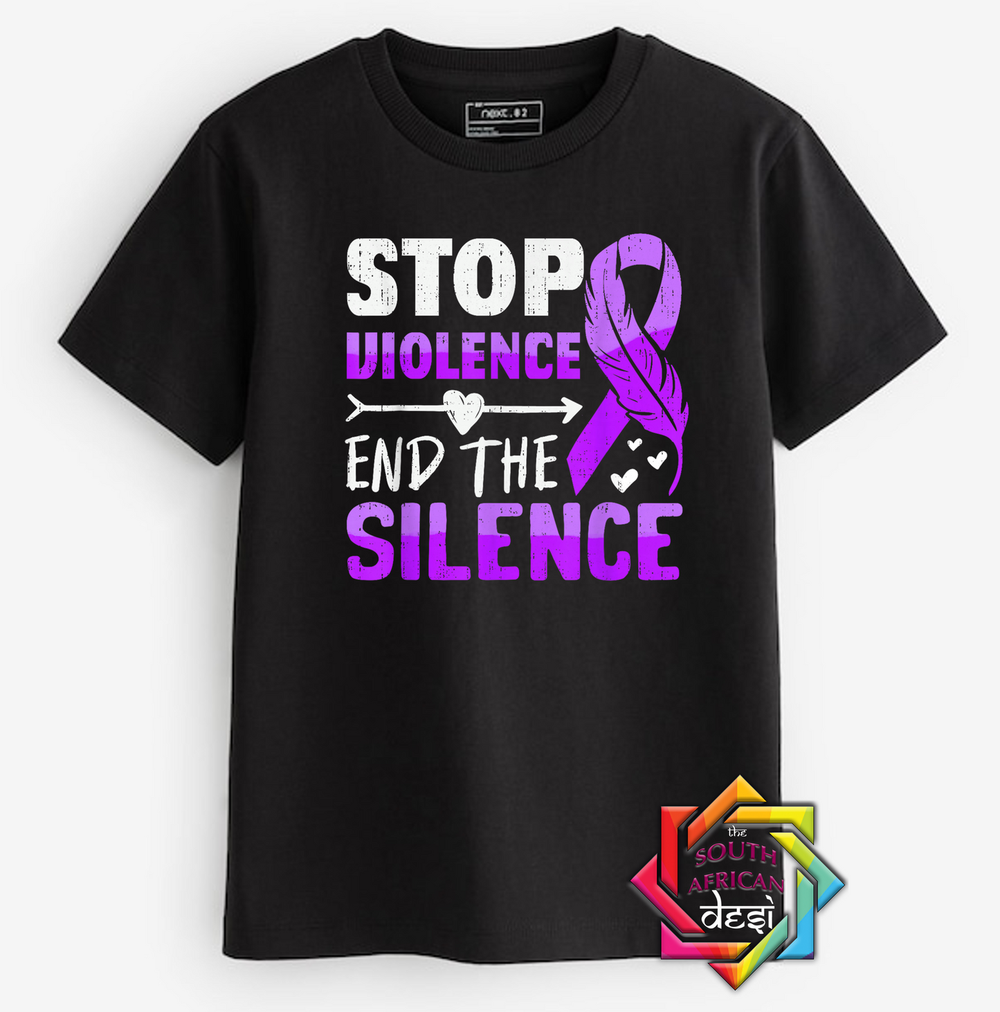 STOP THE VIOLENCE END THE SILENCE | T-SHIRT/HOODIE/SWEATER | SUPPORT GBV