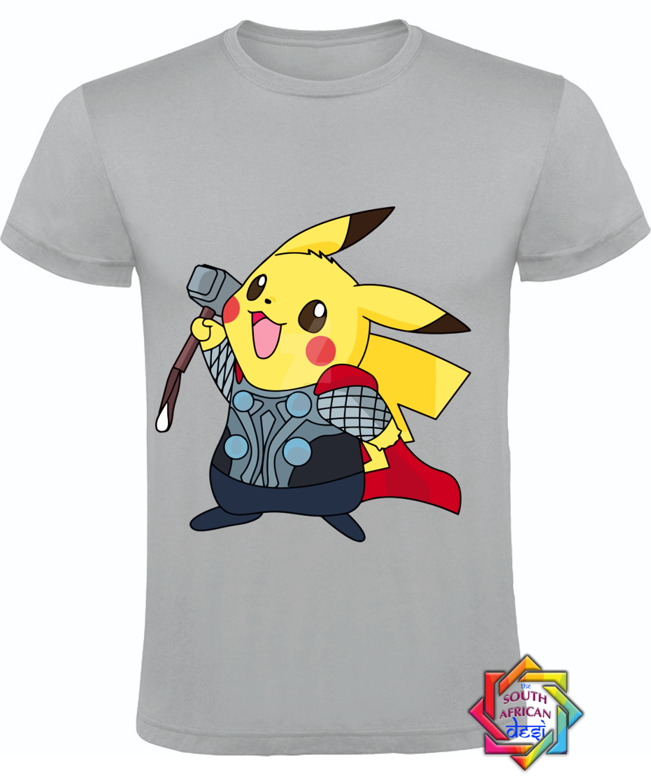PIKACHU X THOR INSPIRED T SHIRT