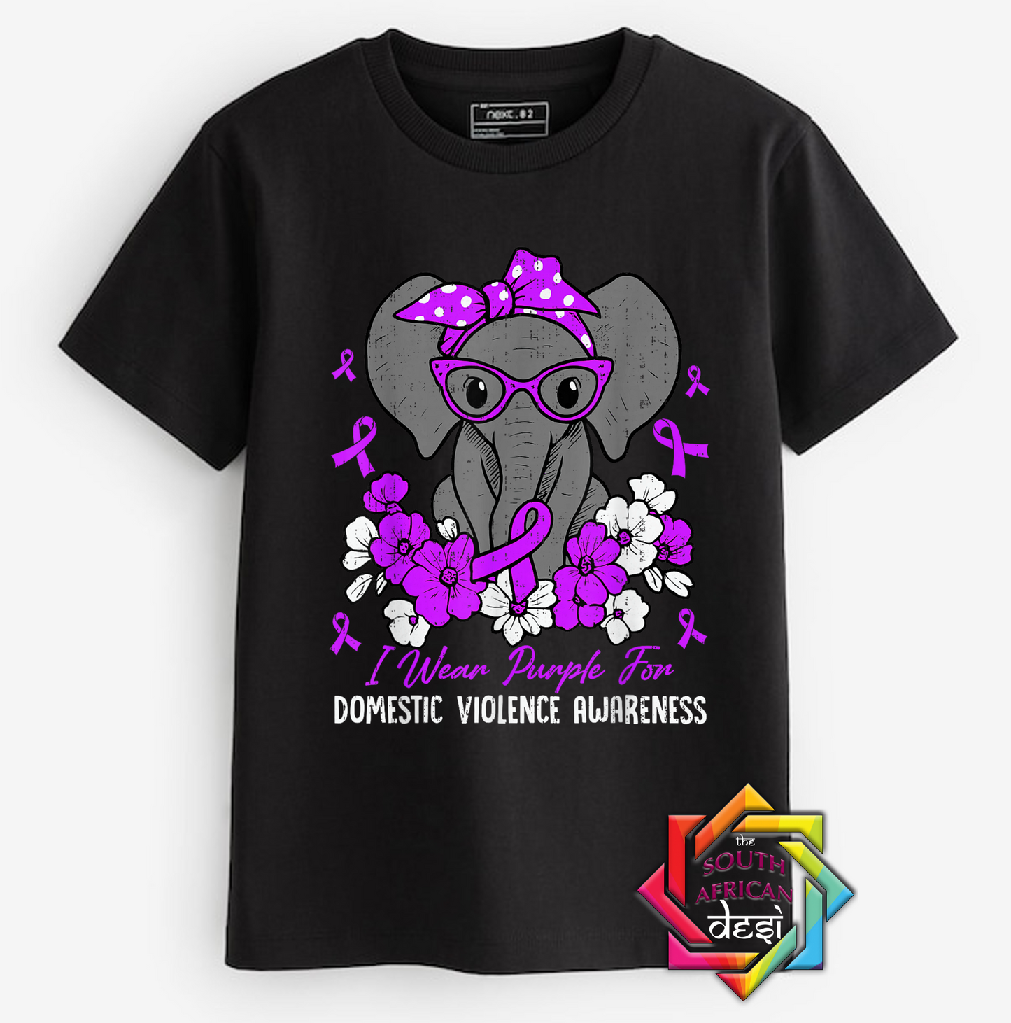 I WEAR PURPLE FOR DOMESTIC VIOLENCE AWARENESS | T-SHIRT/HOODIE/SWEATER | SUPPORT GBV