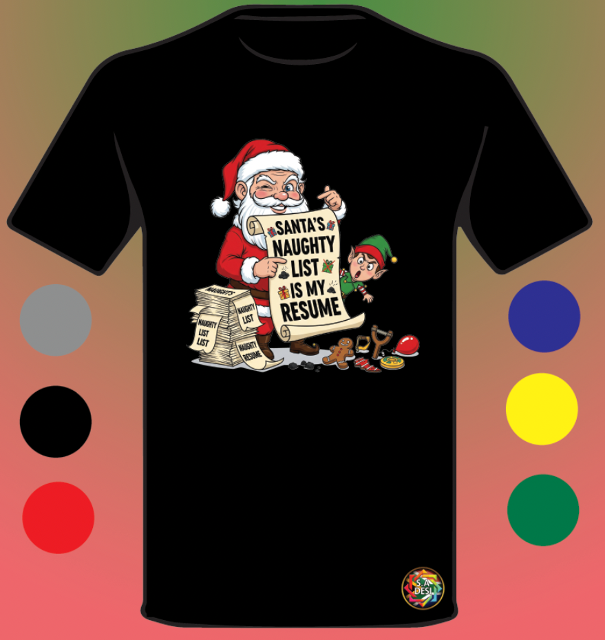 XMAS 2025 • SANTA'S NAUGHTY LIST IS MY RESUME 1