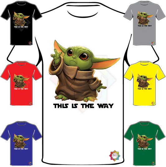 THE MANDALORIAN INSPIRED T-SHIRT 18 THIS IS THE WAY YODA