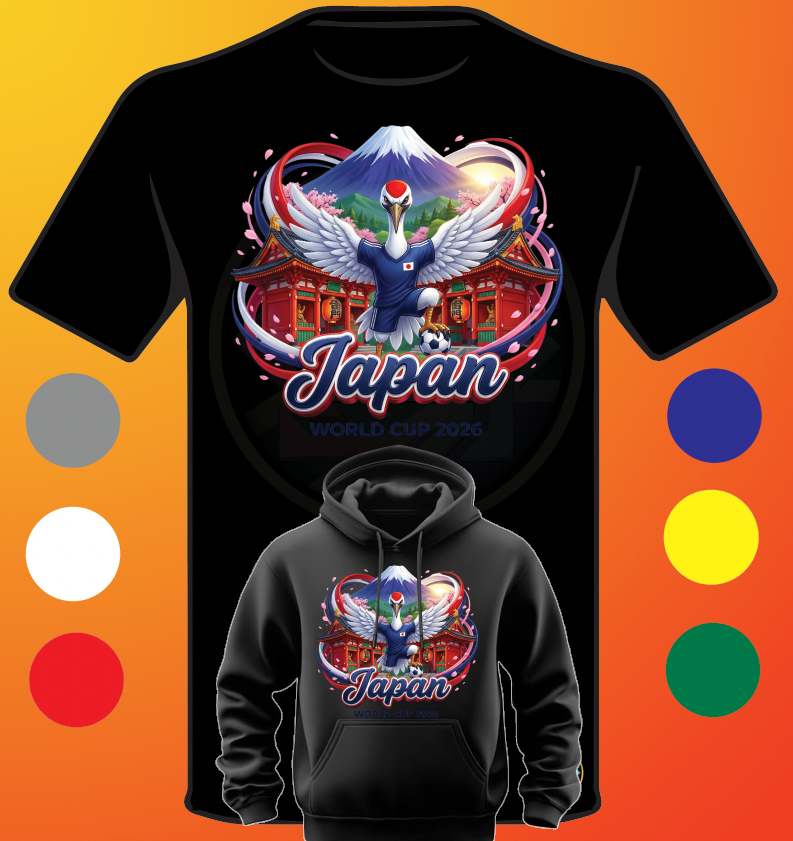 WORLD CUP SOCCER TEAMS INSPIRED JAPAN