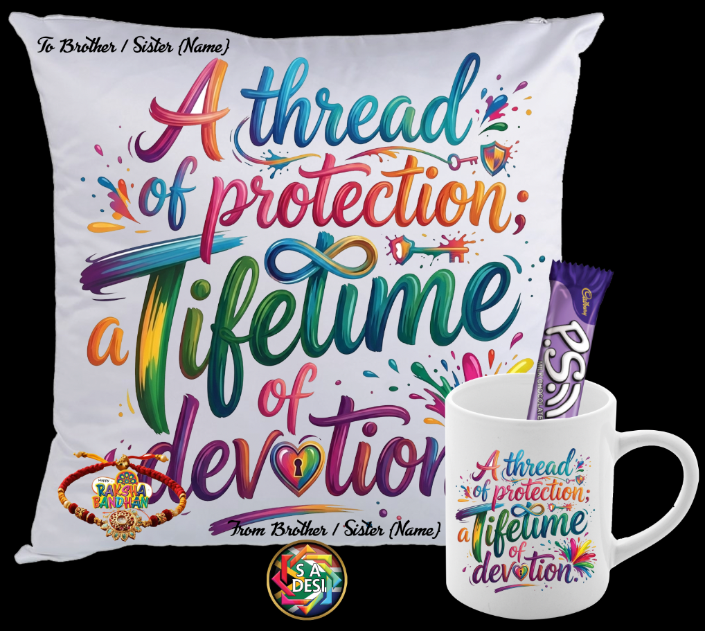 RAKSHA BANDHAN 2026 • A THREAD OF PROTECTION GIFT BOX