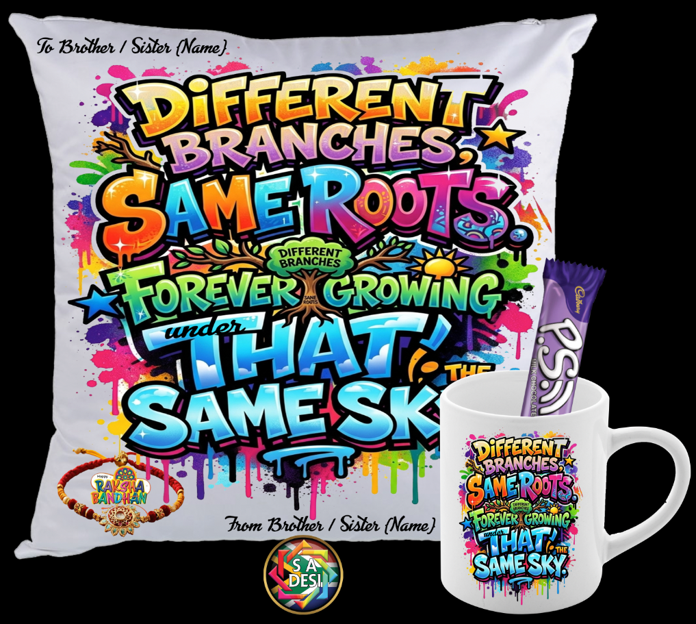 RAKSHA BANDHAN 2026 • DIFFERENT BRANCHES SAME ROOTS GIFT BOX