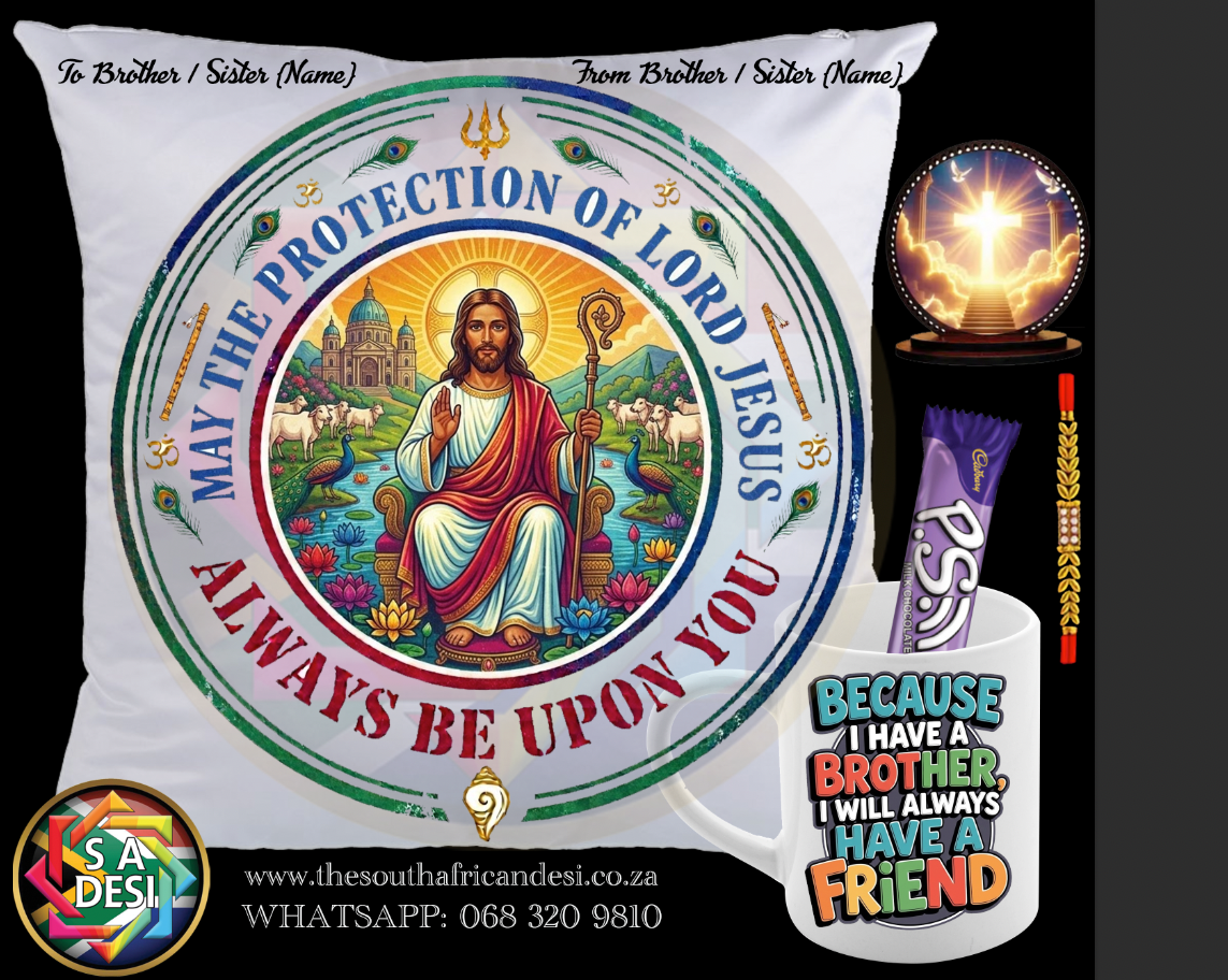 RAKSHA BANDHAN COMBO JESUS CAR DASBOARD STAND