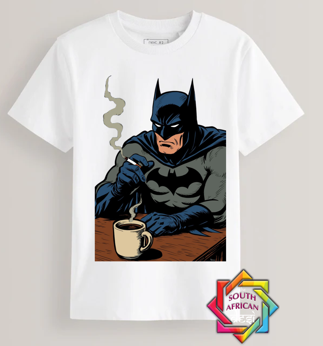 WEED SERIES • BATMAN WEED & COFFEE T-SHIRT/HOODIE/SWEATER