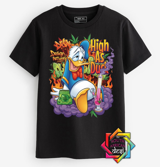 WEED SERIES • HIGH AS DUCK T-SHIRT/HOODIE/SWEATER