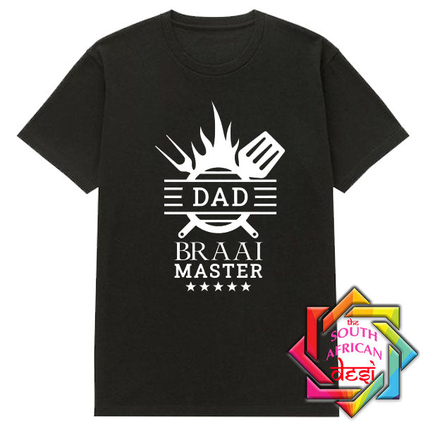 DAD BRAAI MASTER T SHIRT / FATHERS DAY