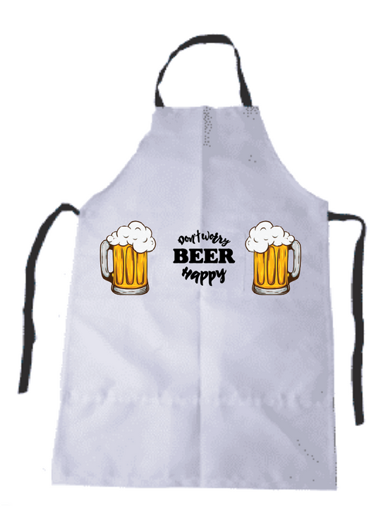 CANDID DON'T WORRY BEER HAPPY APRON