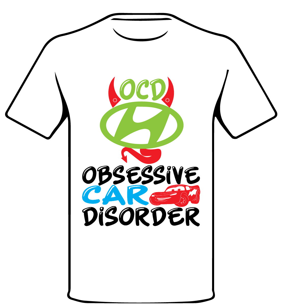 HYUNDAI INSPIRED OCD ENTHUSIAST T SHIRT