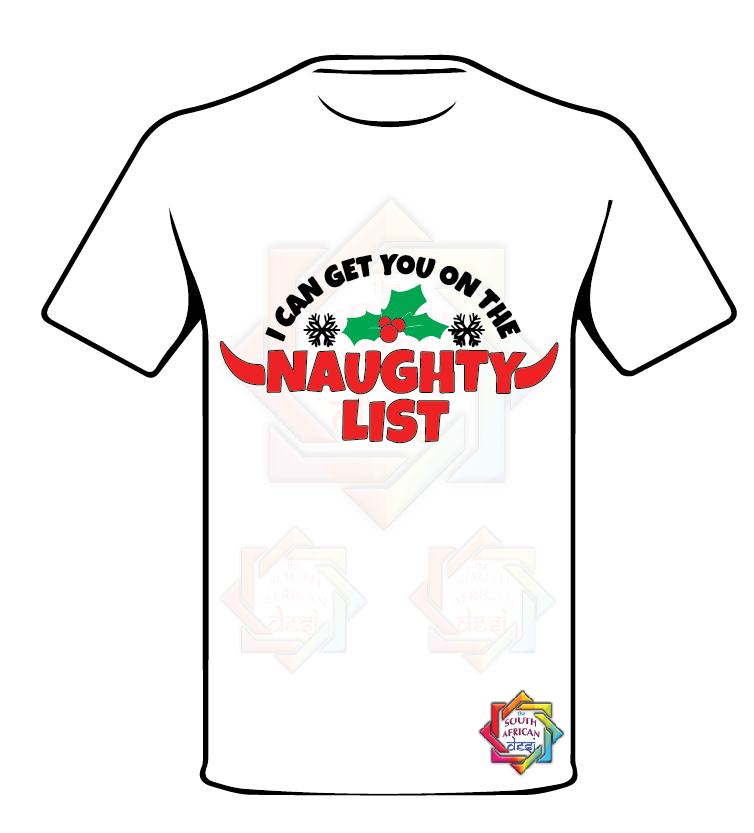I CAN GET YOU ON THE NAUGHTY LIST 1 CHRISTMAS T-SHIRT FUNKY
