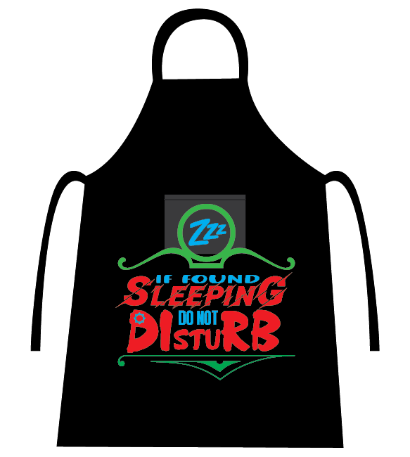 CANDID IF FOUND SLEEPING APRON