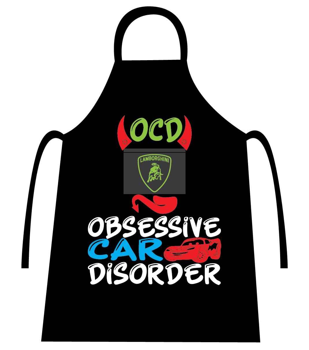 LAMBORGHINI INSPIRED OCD ENTHUSIAST APRON