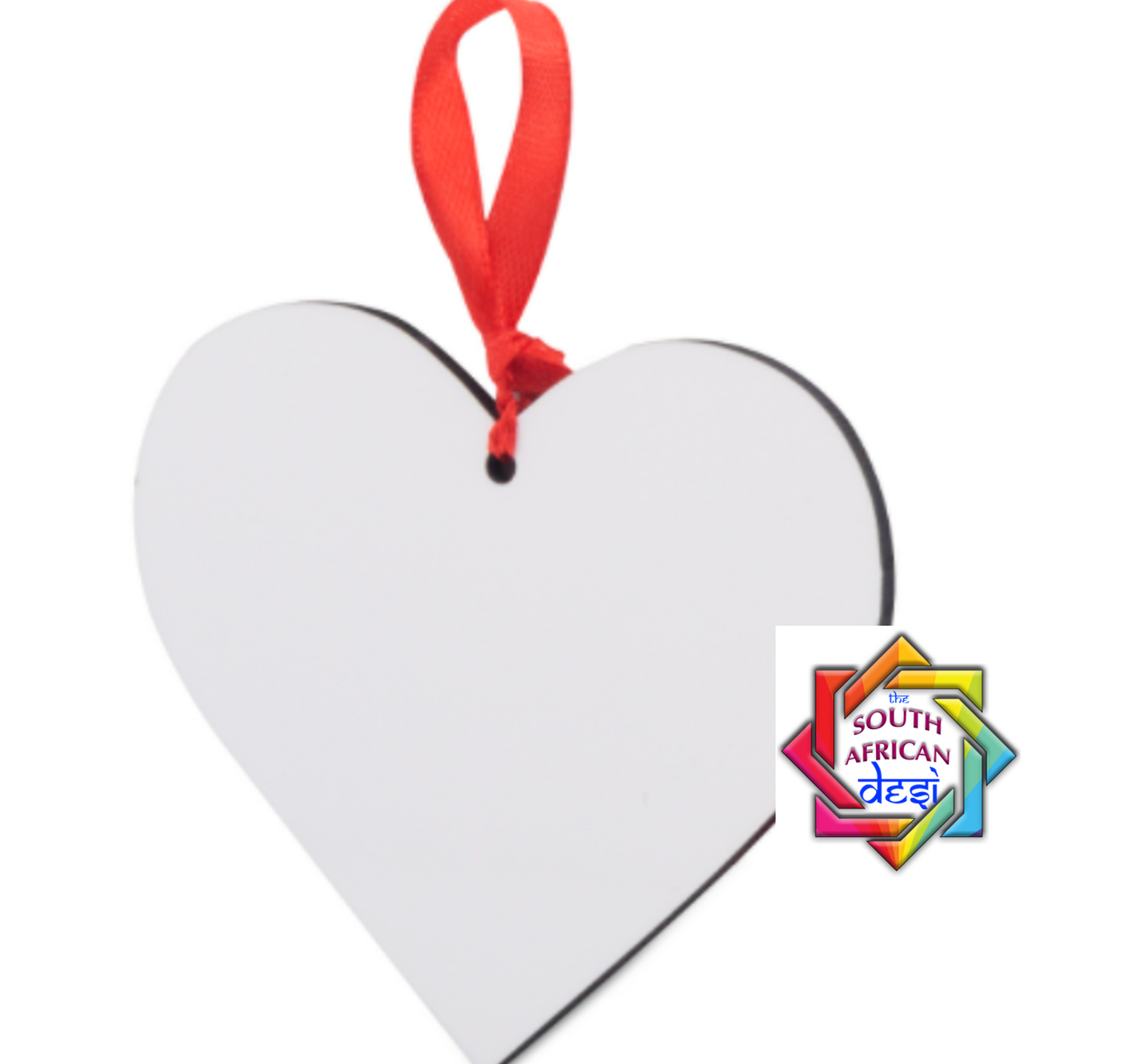 Christmas Ornament - Heart - Personalise