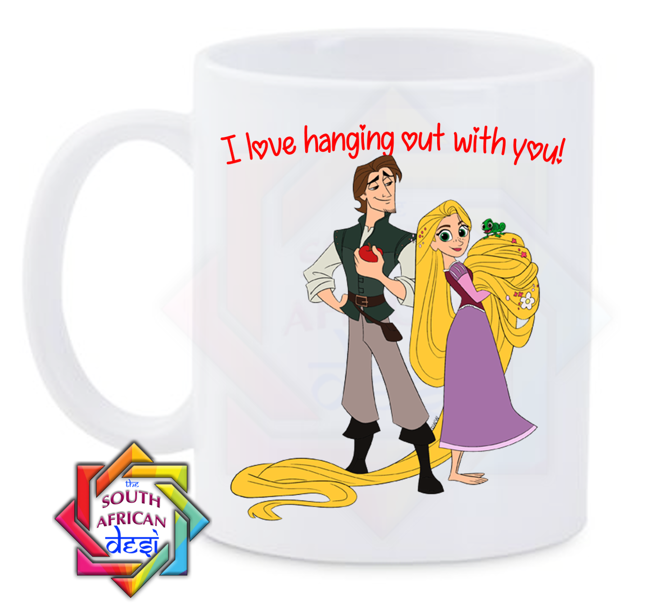 I LOVE HANGING OUT WITH YOU! | TANGLED INSPIRED | VALENTINES DAY MUG