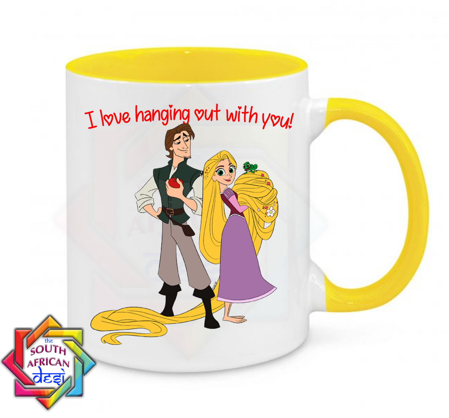I LOVE HANGING OUT WITH YOU! | TANGLED INSPIRED | VALENTINES DAY MUG