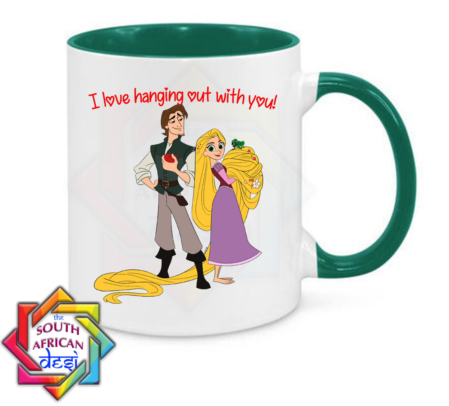 I LOVE HANGING OUT WITH YOU! | TANGLED INSPIRED | VALENTINES DAY MUG