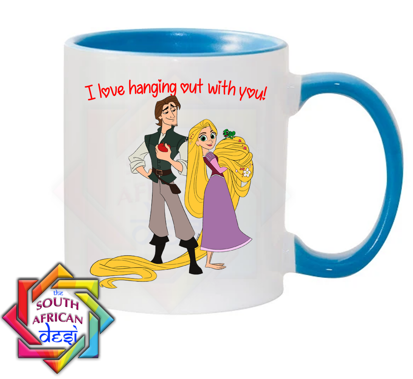 I LOVE HANGING OUT WITH YOU! | TANGLED INSPIRED | VALENTINES DAY MUG