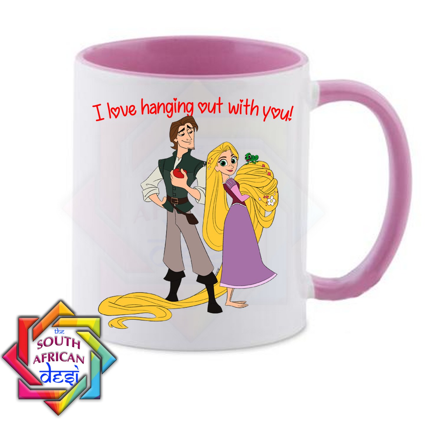 I LOVE HANGING OUT WITH YOU! | TANGLED INSPIRED | VALENTINES DAY MUG