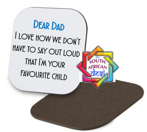 Dear Dad Coaster | Fathers Day